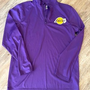 Long sleeve Lakers 1/4 zip pullover